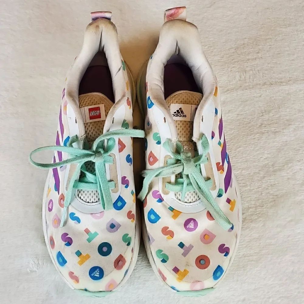Adidas Legos DOTS Fortarun Running Shoes Size 4.5